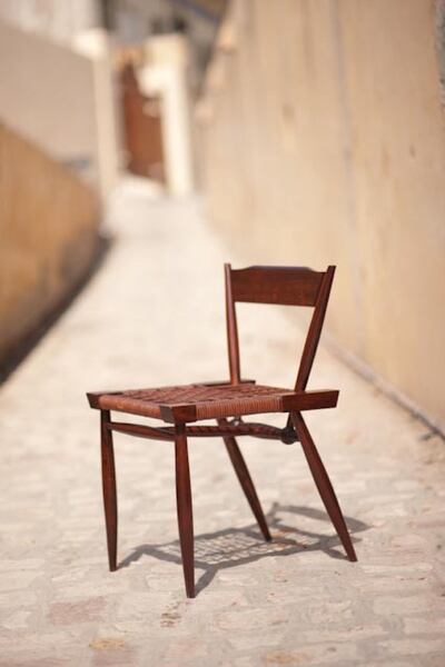 Ayush Kasliwal's Leather Strap chair is crafted from shisham wood. Courtesy Ayush Kasliwal  
