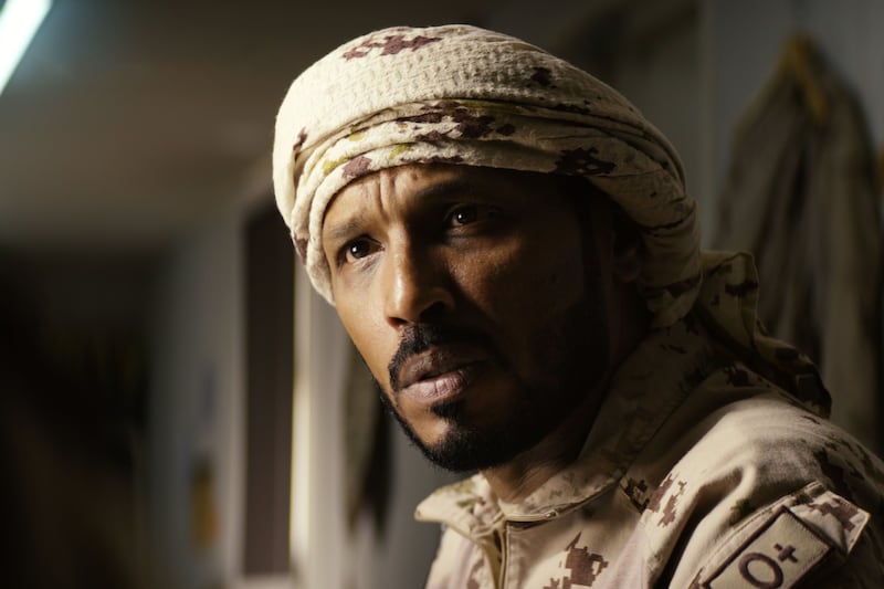 Abdulla Saeed bin Haider plays real-life commander Col Mohammed Almazrouei. Photo: Image Nation Abu Dhabi