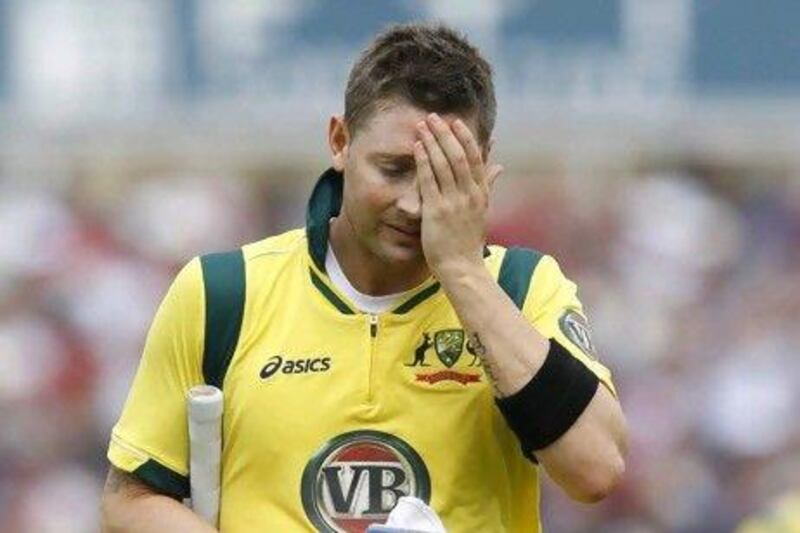 The series for Michael Clarke and Australia was determined three years ago, the venue was not.