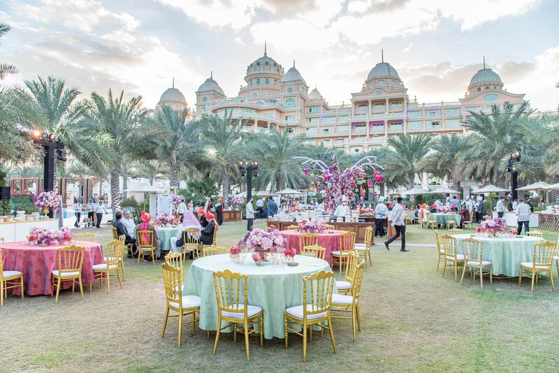 Vanshika Goenka and Aneesh Misra got married in a multi-day ceremony at Raffles The Palm Dubai. All photos: Foodlink