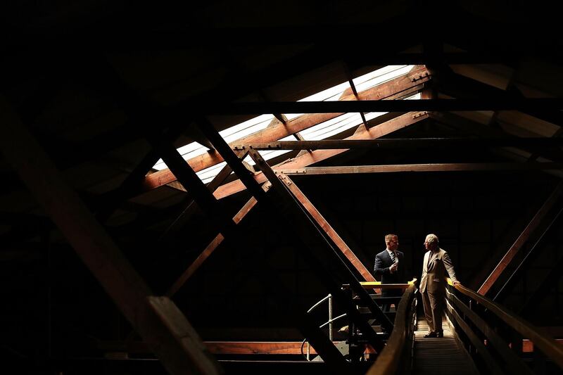 Britain's Prince Charles visits  distillery in Bundaberg, Australia. Mark Metcalfe / AFP Photo