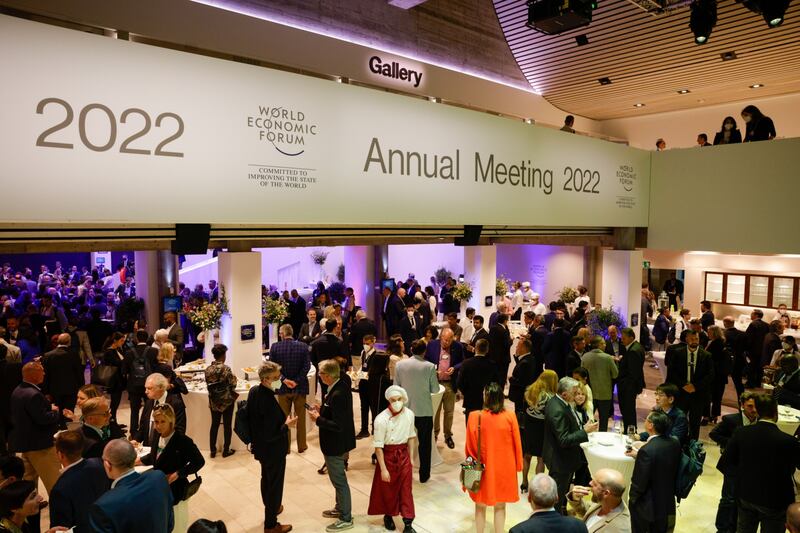 The opening reception in Davos was in-person but a new metaverse platform from WEF could open up options for how one attends future events. Bloomberg