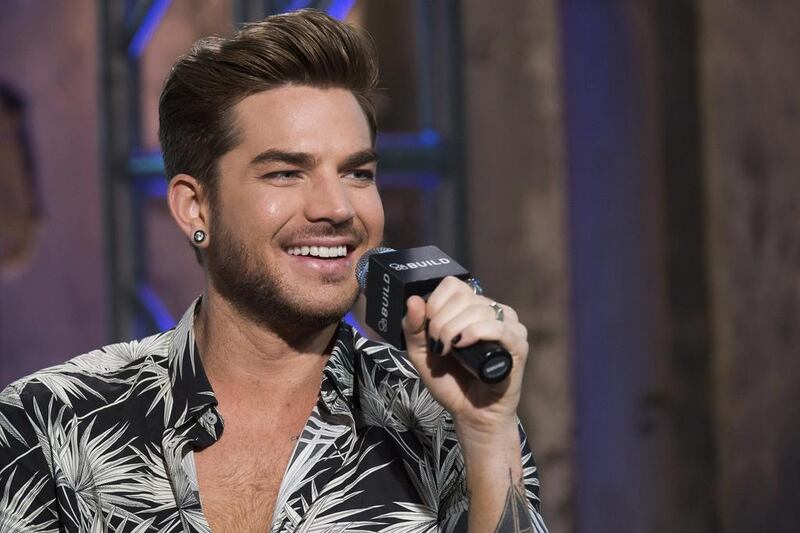 Adam Lambert says he would like to see other cultures which are underrepresented also be recognised by the Oscars. Charles Sykes / Invision / AP