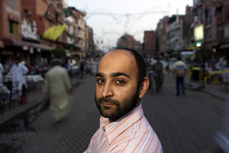 The Pakistani writer Mohsin Hamid in Lahore. Hamid turns a sometimes sceptical eye on his homeland – and also on its representations in western media. Courtesy Ed Kashi