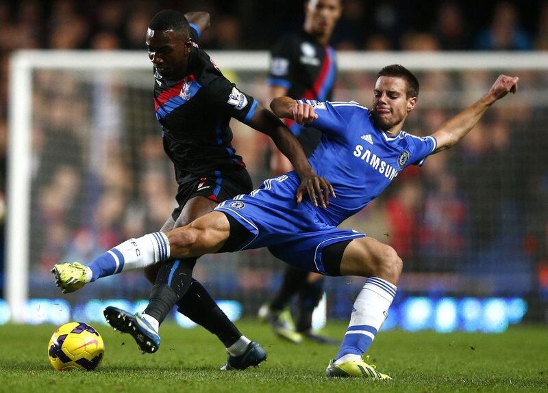 Cesar Azpilicueta may rove to right back for tonight's League Cup match against Sunderland. Andrew Winning / Reuters