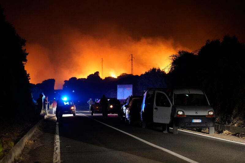 Authorities in Sardinia plan to ask the Italian government to allocate funds for reforestation projects.