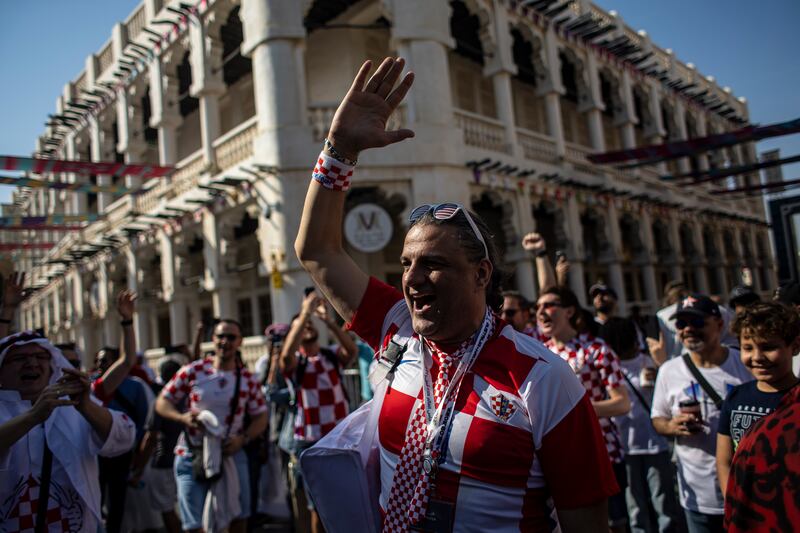 Croatia face Japan in the last 16. EPA