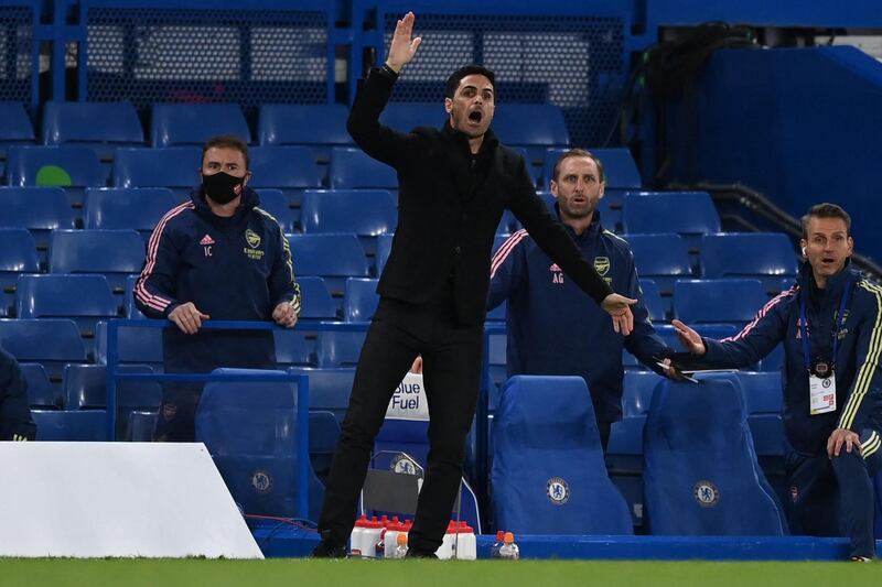 Arsenal's Spanish manager Mikel Arteta. Reuters