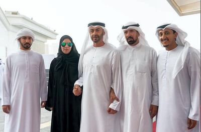 Mohammed bin Zayed.
I was pleased to meet my daughter Amal Mansouri from the owners of inspiration .. Her will solid and ambition great .. proved her ability to work and tender .. Proud of her and her people who had to encourage the positive impact in her life and highlight her skills.
Mohammed bin zayed twitter acct.