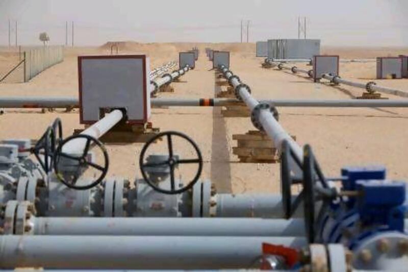 BP's Extended Well Test Project for Khazzan. The company hopes the fracking project will help to boost Oman's gas production in 2017. Courtesy BP