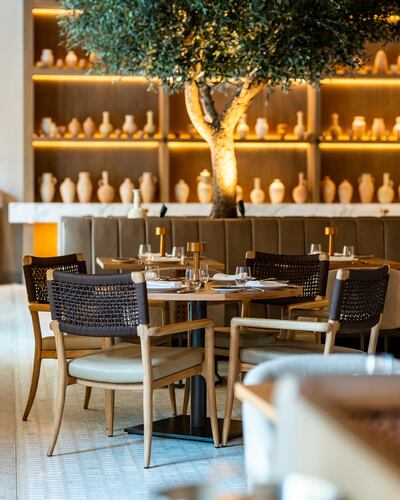 The restaurant has a cosy yet elegant vibe. Photo: Spago by Wolfgang Puck