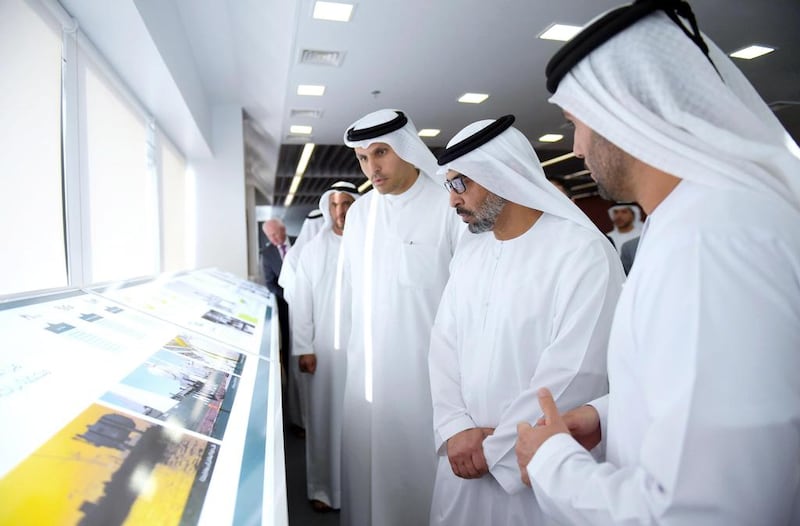 Sheikh Hamdan was given a tour of the grounds and updated on developments at Barakah.
