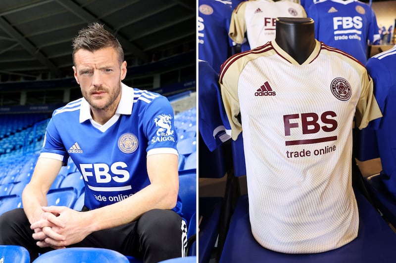 No 13: Leicester City's home and away kits. Photo: Leicester City / Twitter