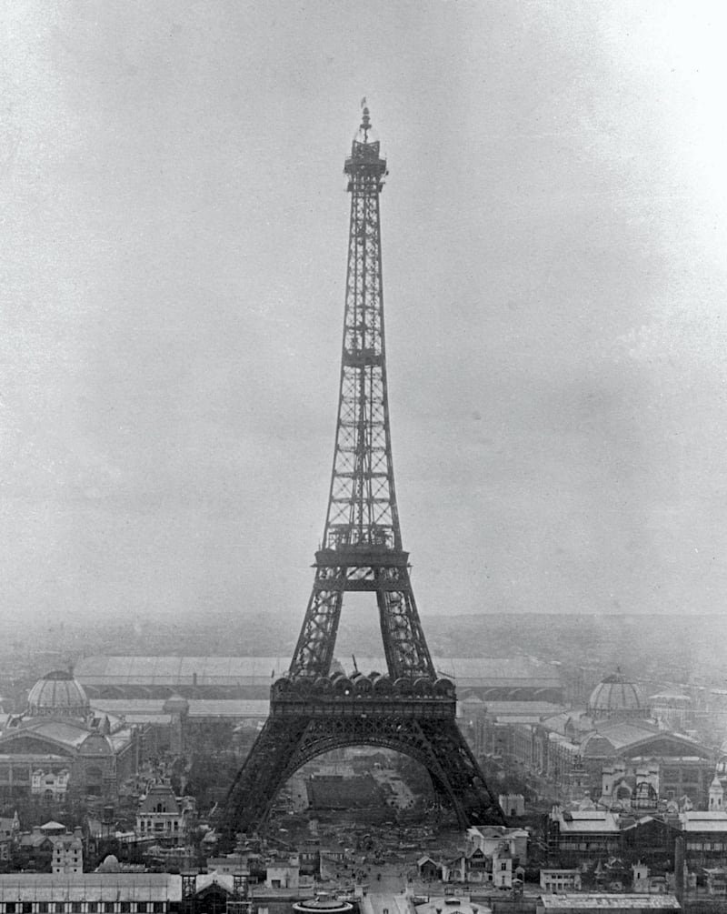 Picture dated March 31, 1889 shows the Eiffel Tower in Paris just after it was built. (Photo by STF / AFP)