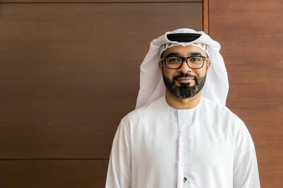 Dubai, United Arab Emirates, September 19, 2017:    Hussain Al Balooshi program manager for the Emirates Foundation for youth development during an event with the aim to boost financial literacy confidence among youth at The Address Hotel in the Dubai Marina area of Dubai on September 19, 2017. Christopher Pike / The National

Reporter: Alice Haine
Section: News