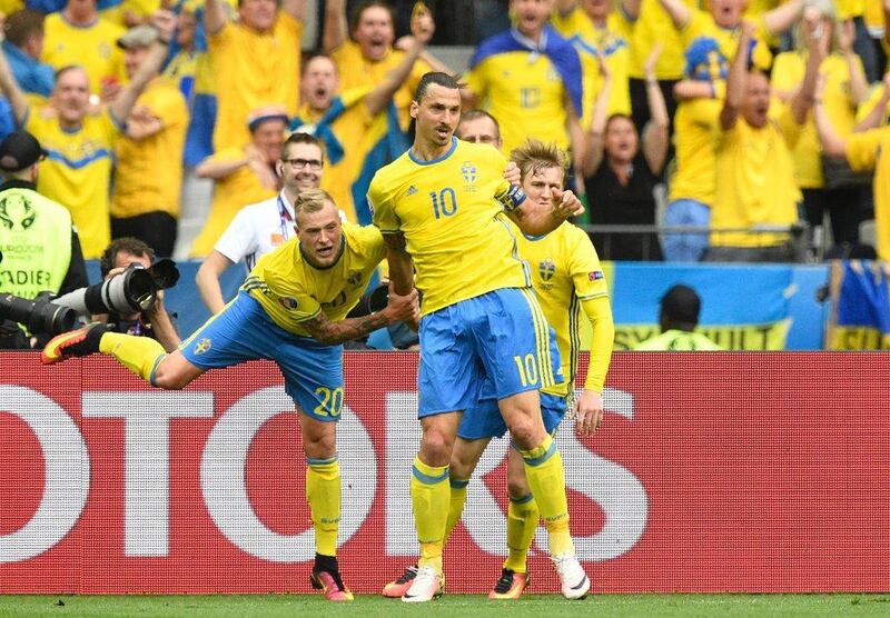26) Zlatan Ibrahimovic (Sweden) 62 goals in 120 games. Ratio: 0.52. AFP