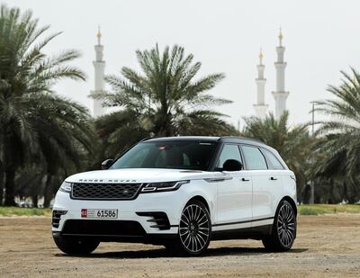 The 2018 Range Rover Velar in Abu Dhabi. Victor Besa / The National