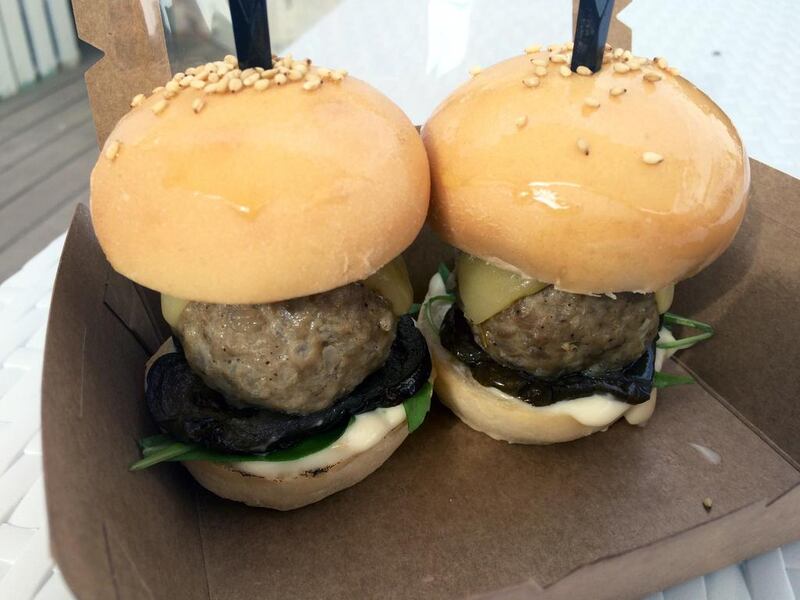 Bloody Burger sliders at Meatballerz (Photo by Stacie Johnson)