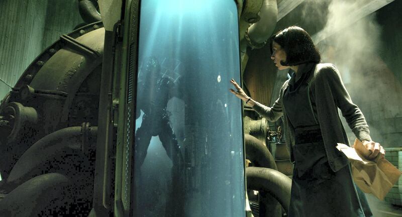 Doug Jones and Sally Hawkins in the film THE SHAPE OF WATER. Photo Courtesy of Fox Searchlight Pictures. © 2017 Twentieth Century Fox Film Corporation All Rights Reserved