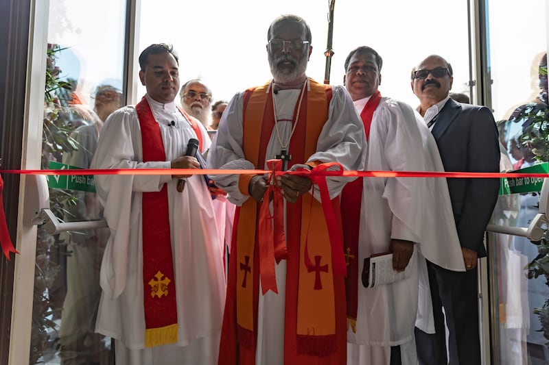 The church was hailed as a "dream" for parishioners, who have grown steadily in number from 50 people in 1979 to more than 5,000 nationwide today.