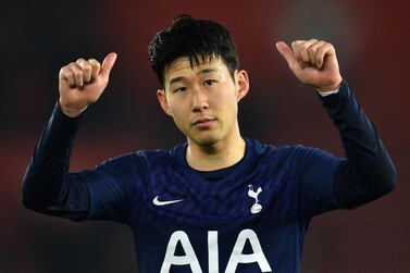 Tottenham Hotspur's South Korean striker Son Heung-Min. AFP