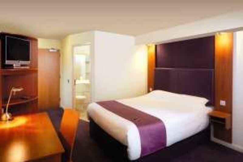 A handout photo showing one of the bedrooms of Premier Inn, Dubai Investments Park (Courtesy: Premier Inn)