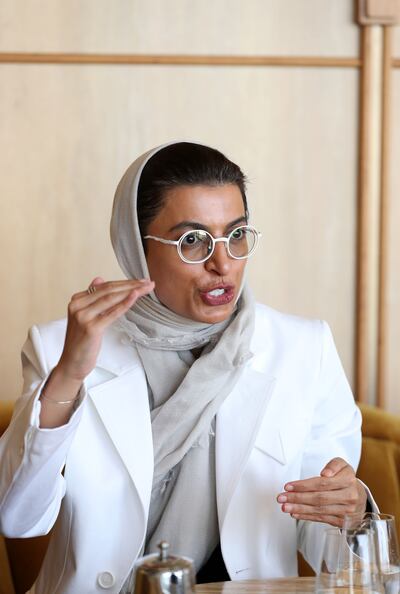 Noura Al Kaabi, Minister of Culture and Youth, said this year’s Emirati Women’s Day would help support women across the UAE in achieving all they aspire to. Chris Whiteoak / The National
