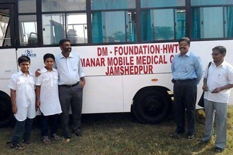 DM's mobile health clinic in Jharkhand, India. Courtesy: DM Healthcare