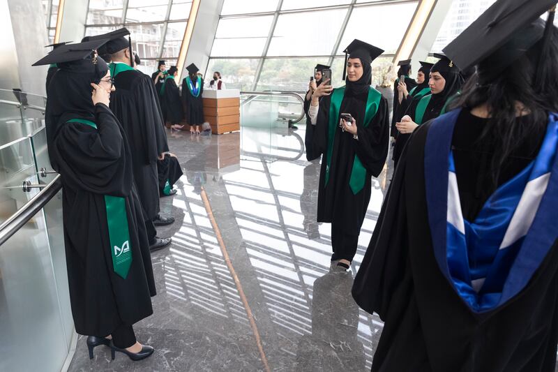 Mohammed Bin Rashid University of Medicine and Health Sciences graduation ceremony at Dubai Opera.