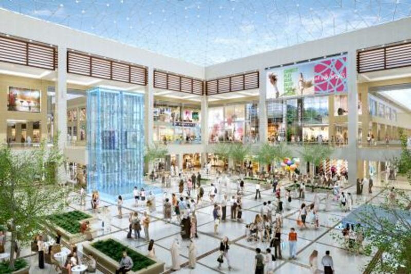 Abu Dhabi, UAE. 20 October 2011: provided illustration of the Yas Mall that will be on Yas Island. 
Courtesy Aldar


