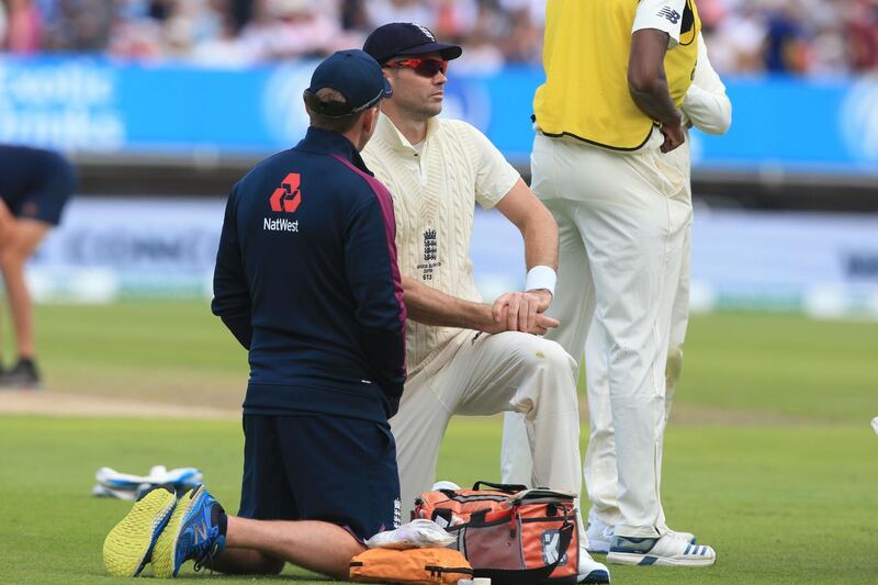 James Anderson (2/10): Managed just four overs with the ball, then succumbed to the calf injury that had dogged his build up to the series. It cost England badly. AFP