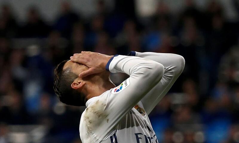 Real Madrid’s Cristiano Ronaldo in action. Sergio Perez / Reuters
