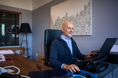  Ricardo Karam in his office before the 2020 blast. Courtesy Ricardo Karam