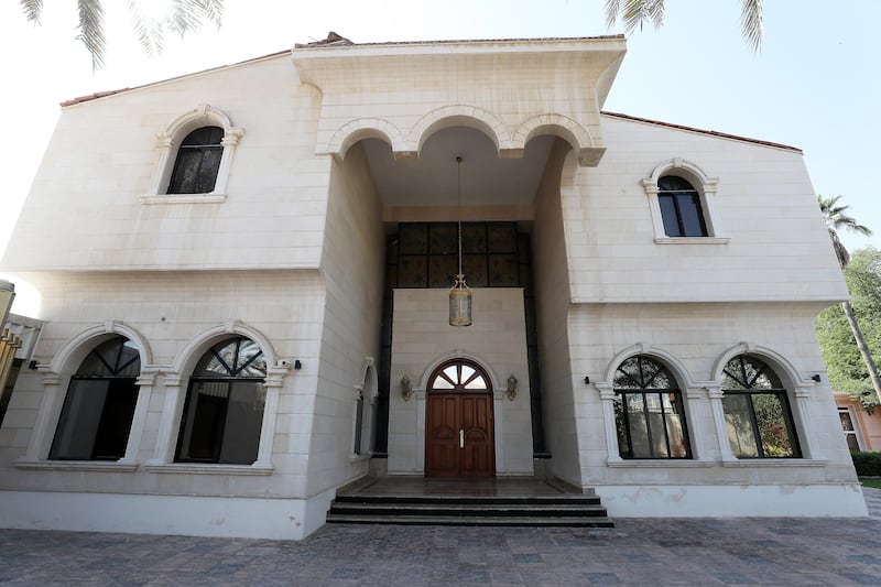 Outside view of the Jewish Community Centre in Dubai. 