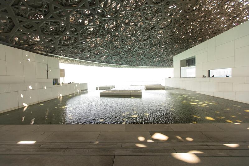 Abu Dhabi, United Arab Emirates, June 22, 2017:     General view of the Louvre Abu Dhabi construction site on Saadiyat Island in Abu Dhabi on June 22, 2017. Christopher Pike / The National

Reporter: James Langston, Nick Leech
Section: Louvre


 *** Local Caption ***  CP0622-Louvre-07.JPG