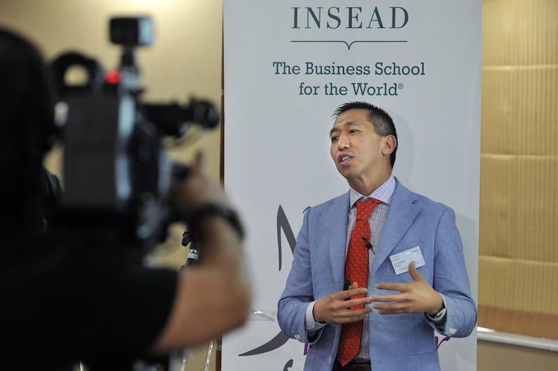 Economist Kai Chan, author of the Gender Progress Index, is also a distinguished fellow at Insead who also advises the UAE Federal Government on competitiveness and statistics. Delores Johnson / The National