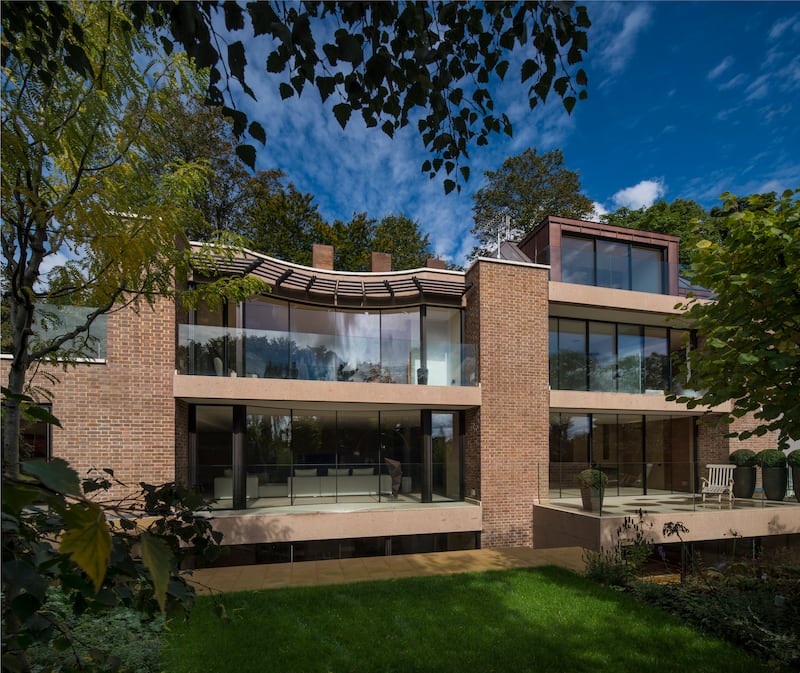 Kim Kardashian's six-bedroomed Los Angles style villa in the trendy neighbourhood of Hampstead is on the market for £17.25 million ($22.60 million). All photos: Beauchamp Estates
