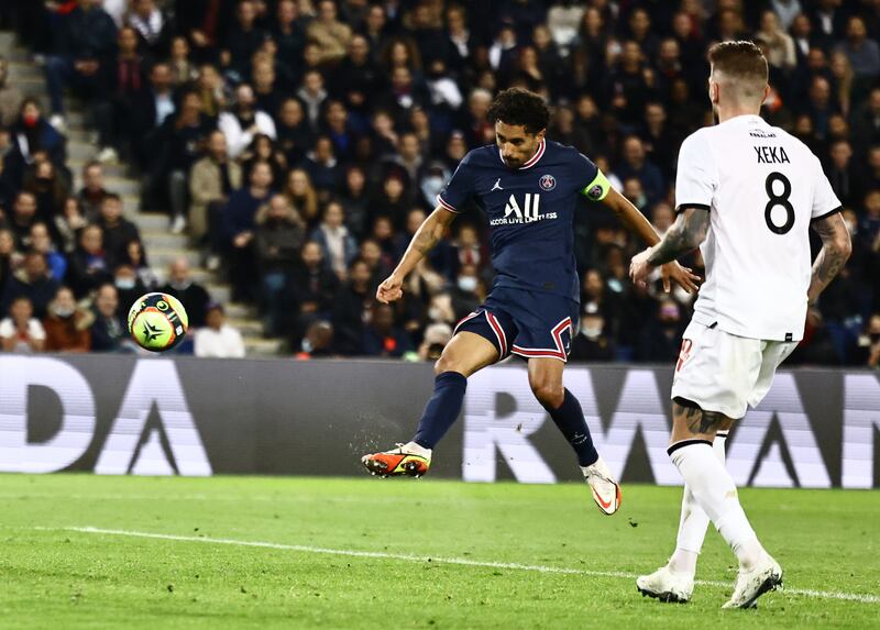Marquinhos – 8. Showed moments of quality and often defended resolutely, getting some key headers and blocks on the ball. Couldn’t find the target after doing well to win a header in Lille’s box before eventually getting the equaliser. Reuters