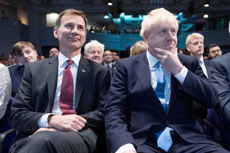 Boris Johnson beat Jeremy Hunt, left, with more than two-thirds of the votes to determin the UK's new leader. Reuters