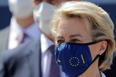President of the European Commission Ursula von der Leyen has announced a further 1.8 billion vaccines for the EU. EPA