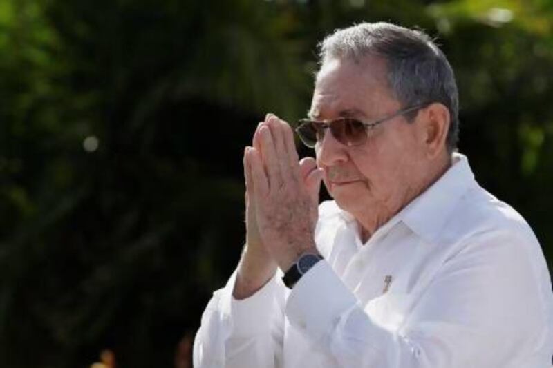 Raul Castro is expected to step down as head of Cuba's ruling Communist Party. AP
