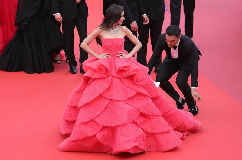 CANNES, FRANCE - MAY 15: Sririta Jensen attends the screening of "Les Miserables" during the 72nd annual Cannes Film Festival on May 15, 2019 in Cannes, France. (Photo by Andreas Rentz/Getty Images)