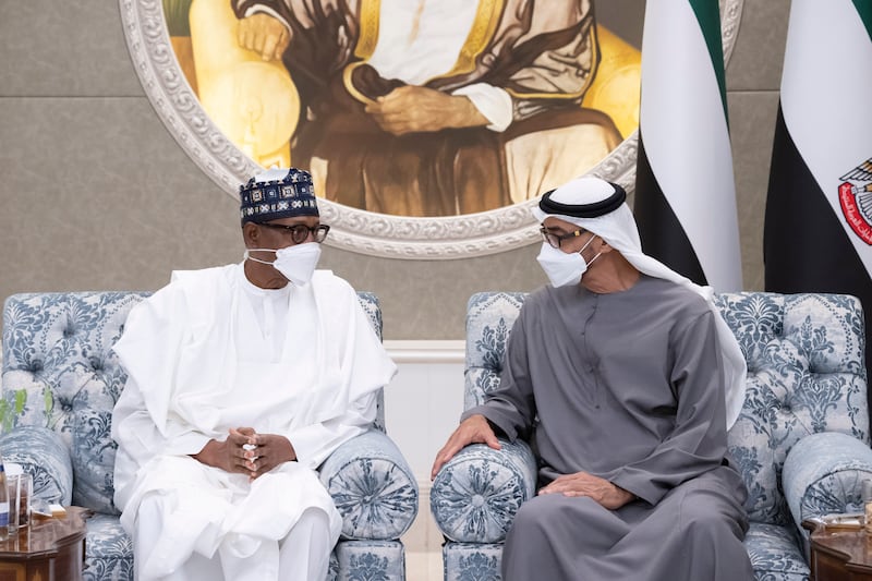 Nigeria's President Muhammadu Buhari offers condolences to the President, Sheikh Mohamed.