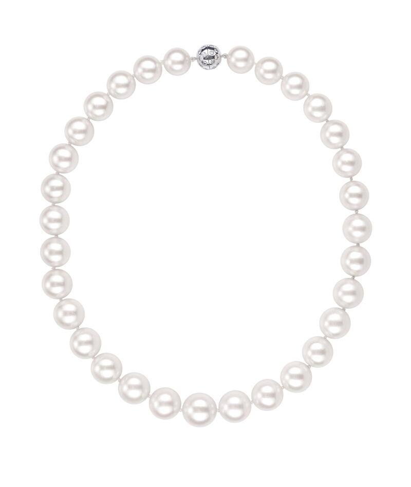 During her life, Diana often wore pearls, similar to this necklace made by Mouawad. Photo: Mouawad