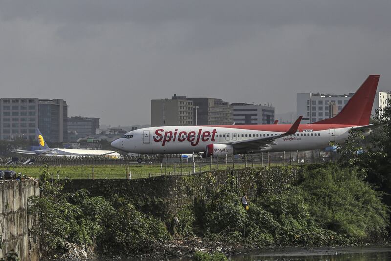 A passenger on a spice jet flight was arrested after tweeting that the plane had been hijacked. Photo: Bloomberg