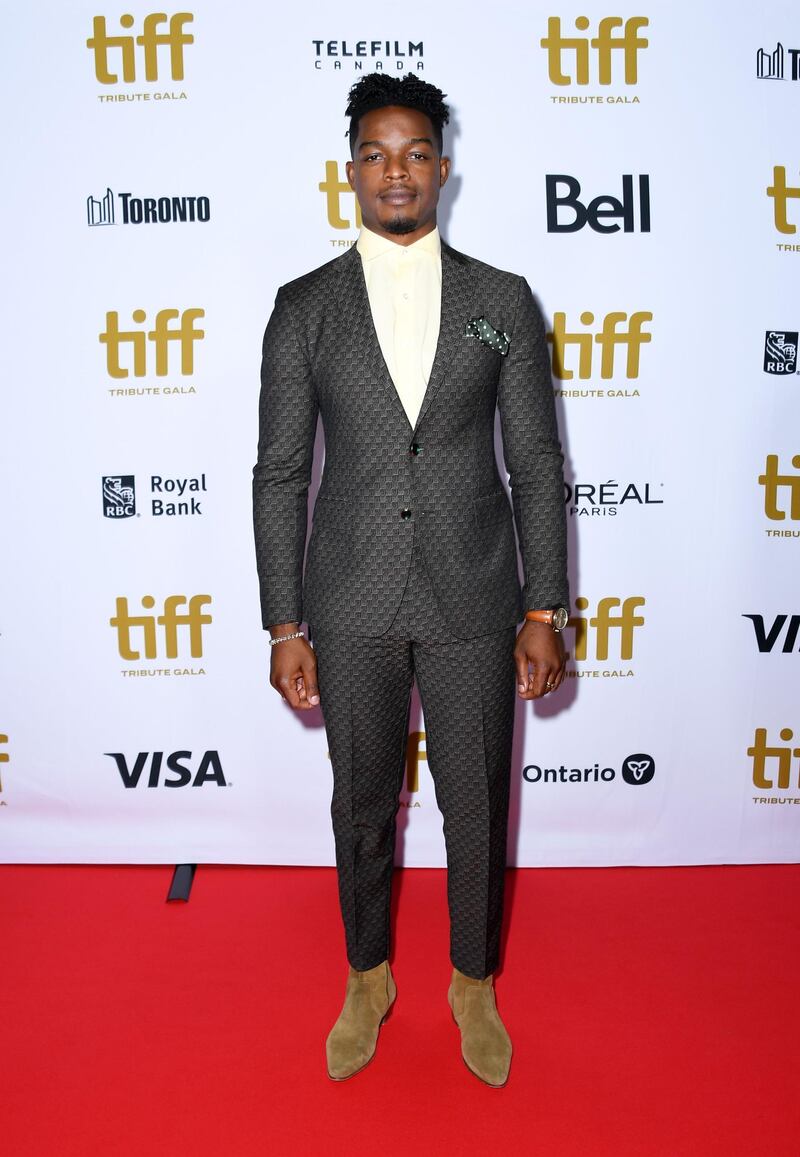 Stephan James attends the Tiff Tribute Gala during the 2019 Toronto International Film Festival on September 9, 2019. AFP