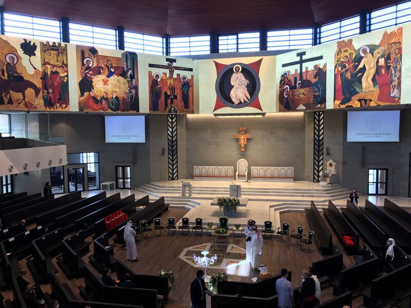 Inside the cathedral. John Dennehy / The National