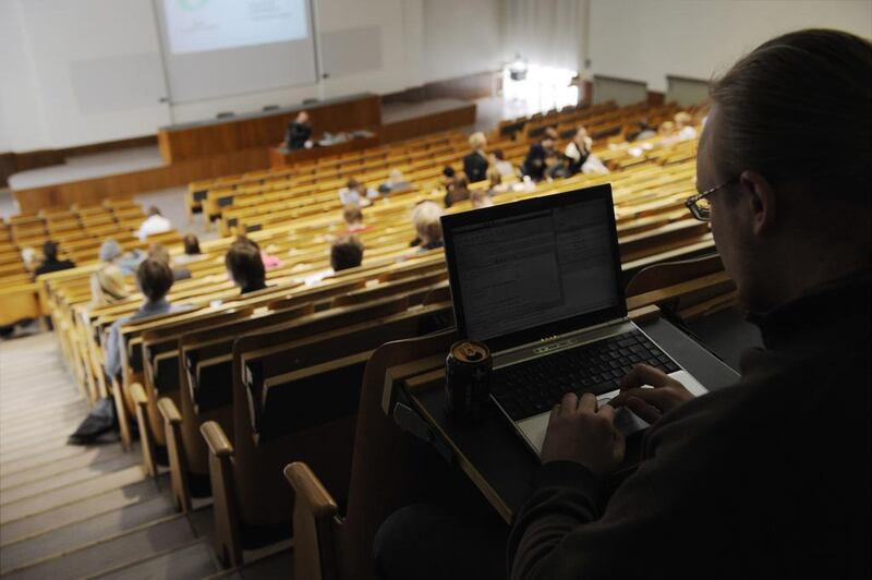 Finland is regarded as one of the world’s most literate societies where 94 per cent of those who start upper secondary school go on to graduate. Antti Aimo-Koivisto / AFP