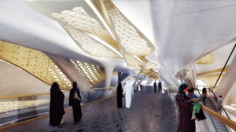 The metro will be connected to an expanded bus network and is expected to open by 2024. Photo: Zaha Hadid Architects