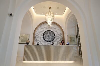Check-in at Palace Dubai Creek Harbour hotel is friendly and smooth. Chris Whiteoak / The National